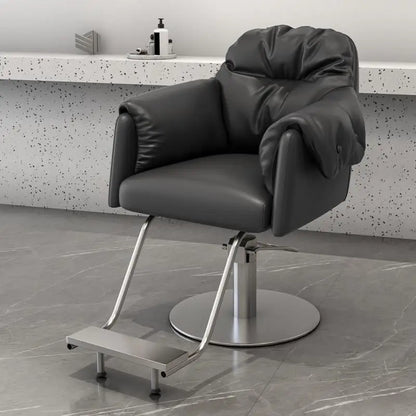Creative Luxury Barber Chairs Modern Simple Style Minimalist Salon Chairs Space Saving Italian Friseurstuhl Salon Furniture