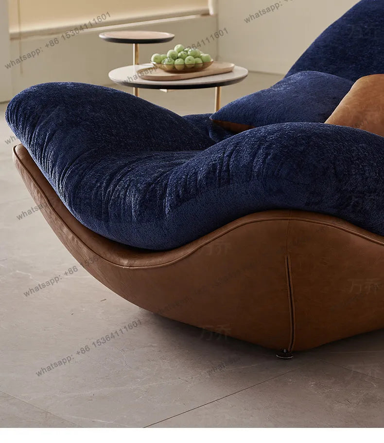 Italian light luxury lazy sofa chair Nordic modern simple style home design leisure chair