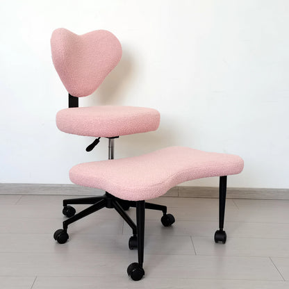 Cross Legged Chair - Meditation Chair With Wheels  ADHD Chair Height Adjustable Seat  Adjustable Footstool