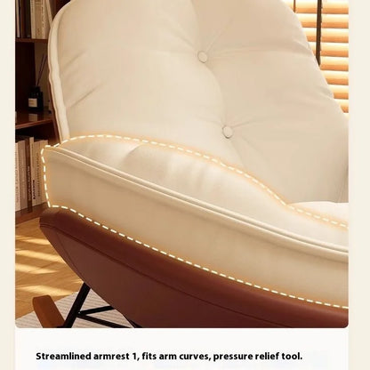 Nordic-style rocking chairs, chairs for rest, balconies, living rooms, leisure, lazy sofas, adult light stools, penguin chairs