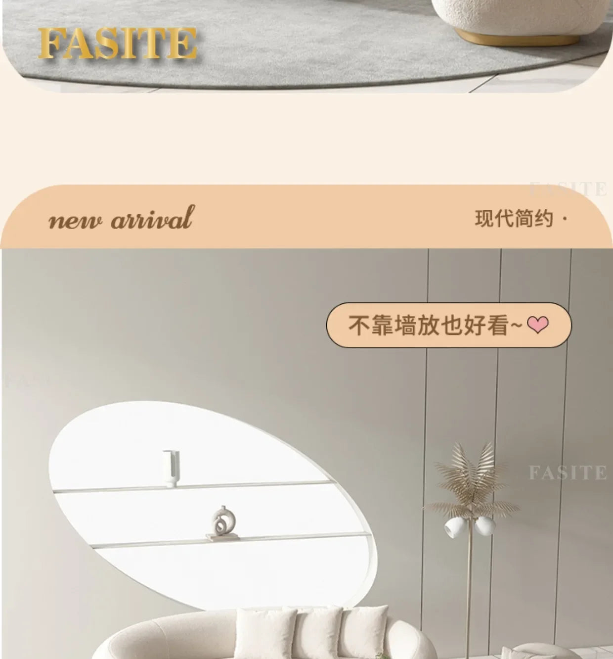 Nordic fabric sofa living room modern simple small apartment light luxury arc creative technology cloth