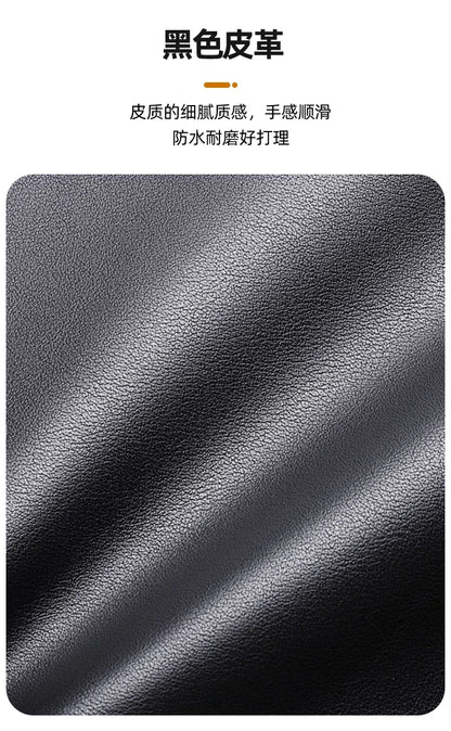 small apartment curved beauty salon Internet celebrity clothing store, rest area negotiation, black leather sofa