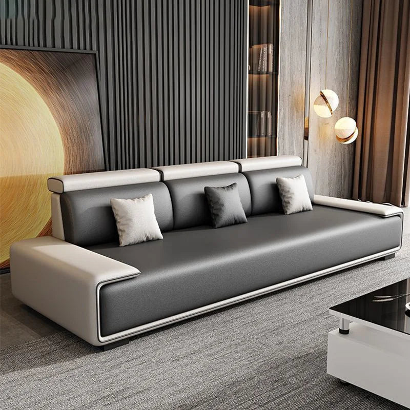 Modern Minimalist Fabric Sectional Sofa Set for Home and Mall Living Room Furniture