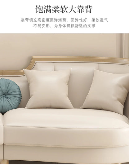 Designer American Luxury Sofa Sectional 2 Seater Modern Loveseat Sofa 3 Piece Divano Soggiorno Living Room Sectional Furniture