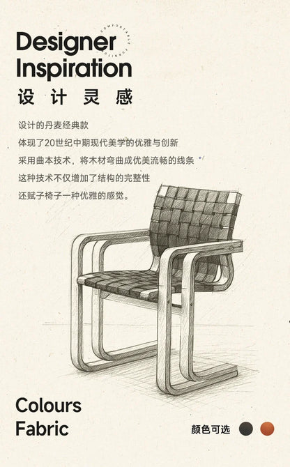 ZZ dining chair solid wood armrest home dining table retro back chair furniture home