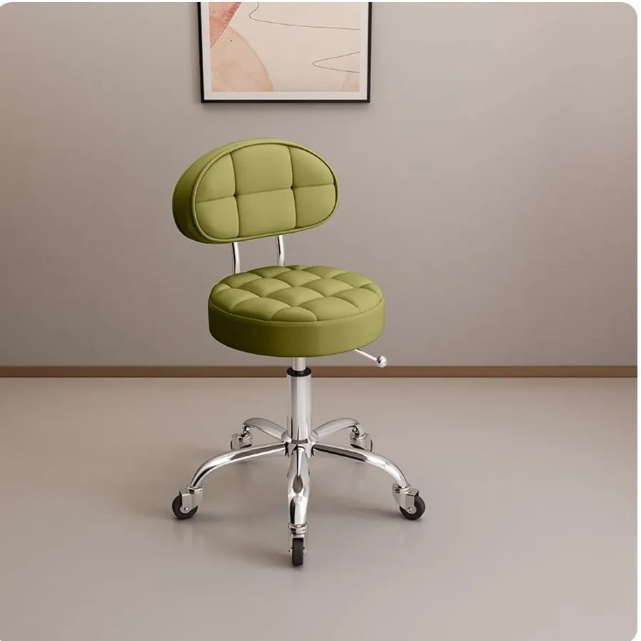 household goods Big work stool hair cutting chair rotating lifting round stool pulley hair salon special beauty stool