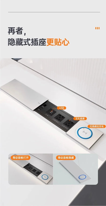Modern Conference Office Desk Adjustable Makeup Luxury Work Office Desk Cabinets Gaming Unusual Unique Wooden Bureau Furniture