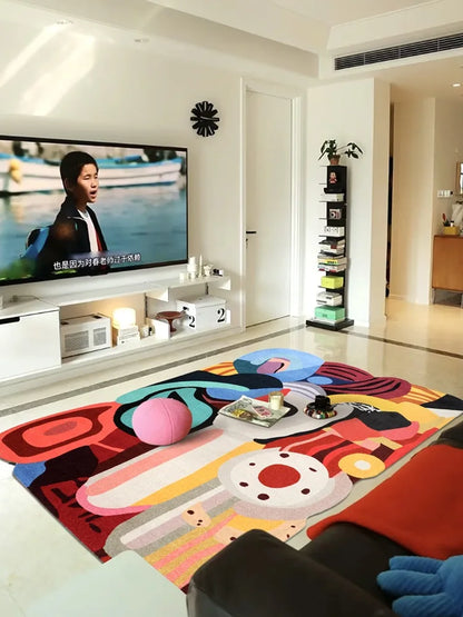 Artist joint model, original dopamine series, fashion avant-garde living room art trend carpet why home