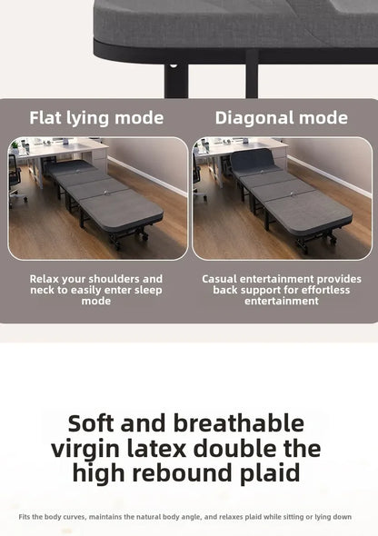 Rollaway bed Single office lunch break bed Nap bed Portable retractable hidden escort bed Rollaway bed Camp bed