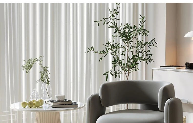 Negotiation Sofa Chair Living Room Furniture Sofas Cream Wind Balcony Single Sofa Nail Salon Beauty Salon Reception Lounge Area