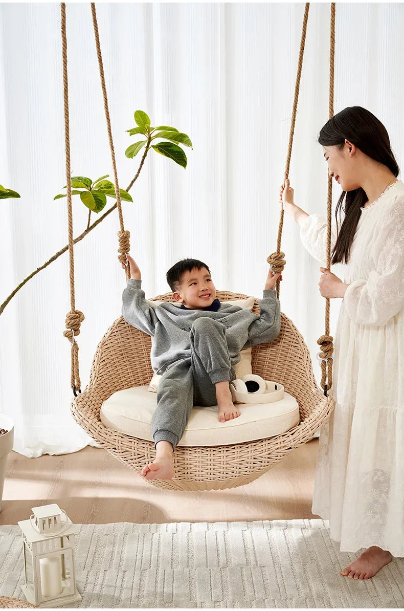 Hanging basket chair indoor swing household hanging hammock rocking balcony Internet celebrity swing hanging