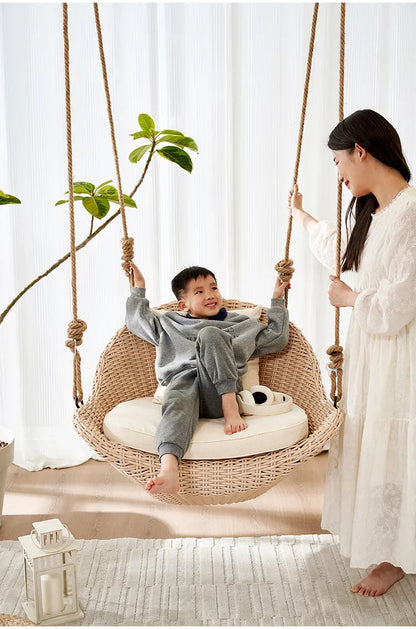 Hanging basket chair indoor swing household hanging hammock rocking balcony Internet celebrity swing hanging