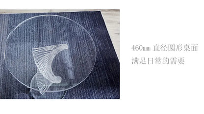 xzzSimple modern style small round table Nordic light luxury transparent corner few acrylic sofa side table