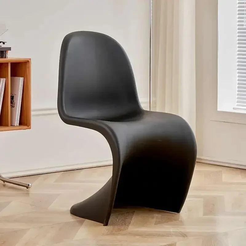 Transparent Plastic Chair Living Room Relax Backrest Waiting Cafe Chair Hotel Acrylic Design Dining Stool Nordic Furniture