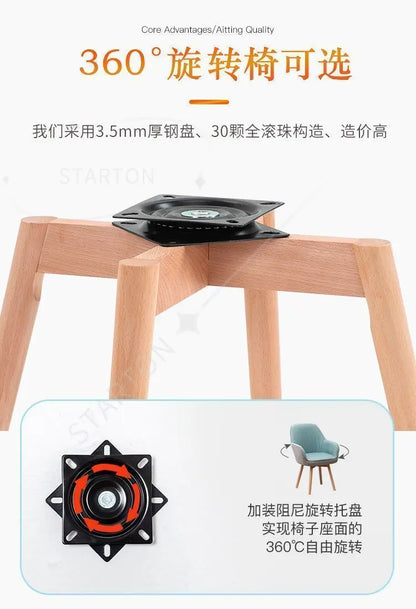 New Arrival Desk Chair - Home Comfort with Lumbar Support for Office & Study Spaces