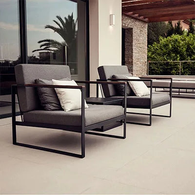 Outdoor aluminum alloy sofa waterproof and sun protection outdoor garden courtyard open-air furniture