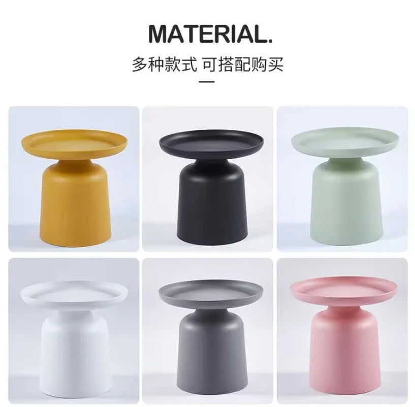 Coffee Table Nordic Living Room Sofa Side Simple Coffee Tables Round Corner Modern Home Small Tea Tables Furniture Mesa Plastic
