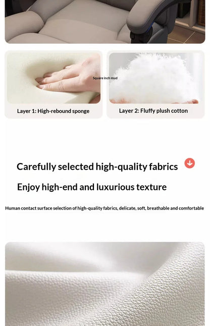 Ergonomic Office Chair Gaming Computer Desk Chair Adjustable Lumbar Swivel Headrest Breathable Mesh High Back Home Cadeira
