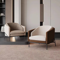 Canapés de luxe pour bureau et salon, fauteuil pour petite maison, canapé d'extérieur minimaliste, divano individuel pour petite maison, mobilier tendance