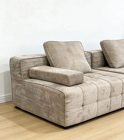 Vacuum Compressed Sofa Living Room Decoration Armchairs Fabric Sponge Sofa Lazy Modern Lounge Boneless Couch Hotel Furniture