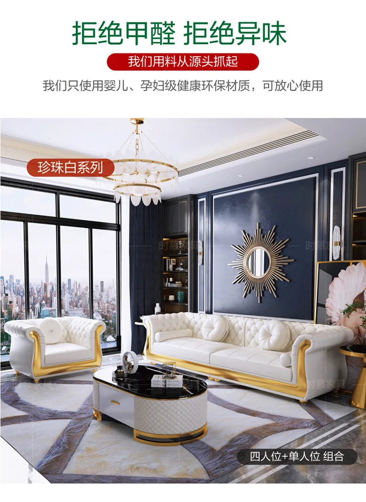 Stylish Modern Luxury Reclining Sofa Perfect Corner Couch Chic Living Room Relaxation Elegance Deserve Canape Salon Decoration