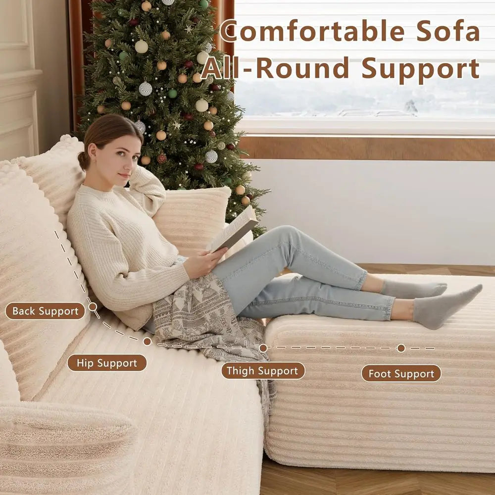 Boneless Couch, Cloud Couch Sectional, 106