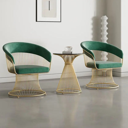 Simple cream-style swivel chair, compact light luxury sofa chair, suitable for small living rooms, balconies and home use