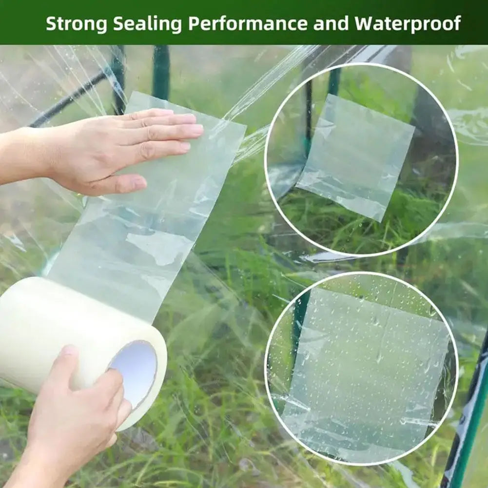 High Viscosity Greenhouse Film Repair Tape New Waterproof Rainproof Tarpaulin Repair Tape High Cold Resistance Awning Shed Tape