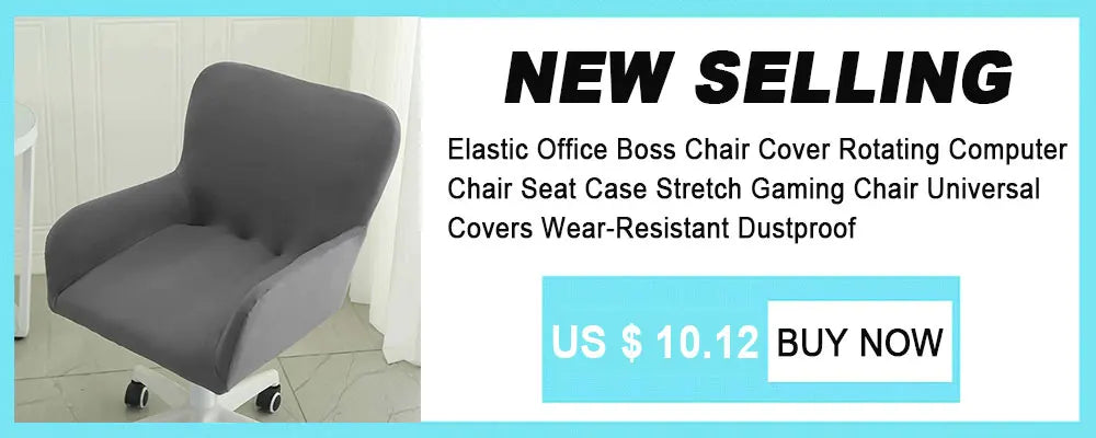 Semi-Circular Chair Cover Elastic Dining Chairs Slipcovers Accent Curved Chairs Dustproof Covers Armchair Seat Case Home Decor