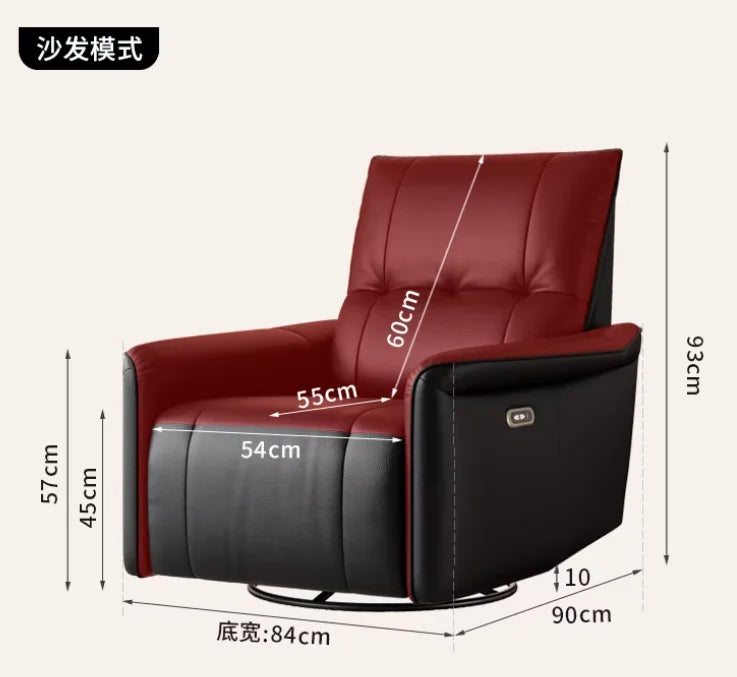 M85 Italian electric lazy sofa living room leisure rocking chair multi-functional single rotating recliner