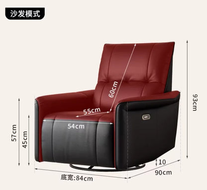 M85 Italian electric lazy sofa living room leisure rocking chair multi-functional single rotating recliner