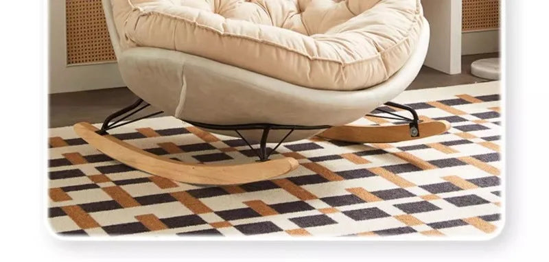 Thickened Penguin Rocking Chair Balcony Sofa Home Bedroom Leisure Chair Wide