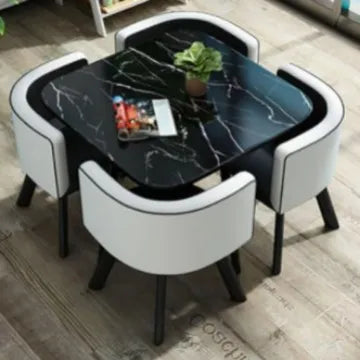 Simple square negotiation table and chair combination store, shop