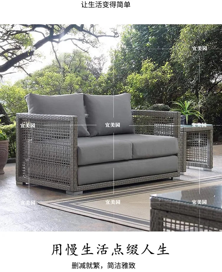 Nordic Lawn Chair Outdoor Sofas Homestay Modern Balcony Garden Sofas Gaming Minimalist Design Furniture Gartenstuhl Lshysf