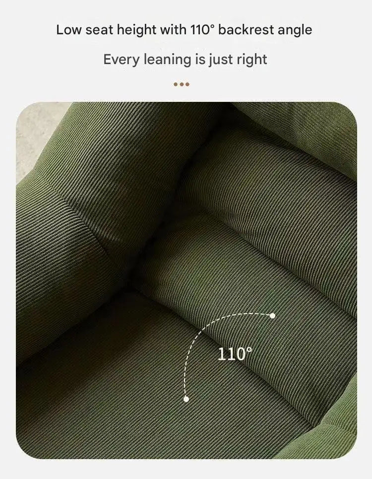 Single Person Sofa Chair EPS Particle Leisure Recliner Small Apartment Living Room Bedroom Trendy Furniture