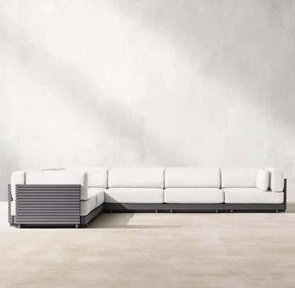Outdoor Patio Metal Sofa Furniture Garden Aluminum Patio Furniture Garden Sofa Set
