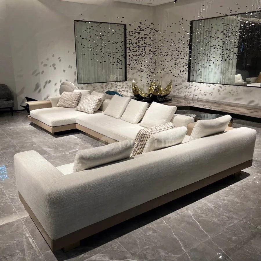 Elegant Luxury Living Room Sofas Italian Minimalist Comfortable Reclining Sofa Relaxing Balcony Muebles Postmodern Furniture