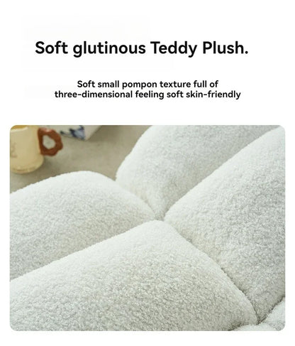 Cloud roll folding lazy sofa tatami backrest bay window lounge chair living room bedroom balcony floor internet famous sofa