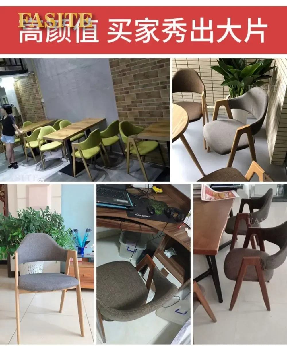 Room Dresser Dining Chairs Home Mid Century Modern Furniture Metal Skeleton Armchair Simple Makeup Armchair Kitchen Furniture