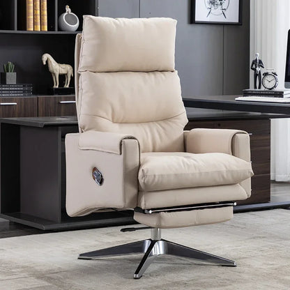 Armchair Ergonomic Office Chairs Meeting Boss Modern Recliner Office Chair Swivel Adjustable Office Furniture Silla Oficina LLOC