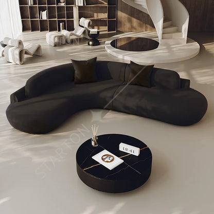 White Minimalist Comfortable Large Size Living Room Sofas Terrace Furniture