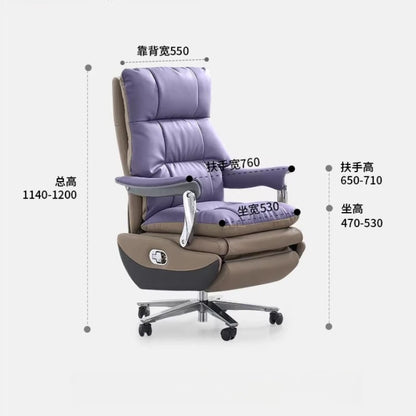 Multi functional genuine leather office chairs sillas gaming ergonomic chair cadeira ergonômica chaise gaming office furniture