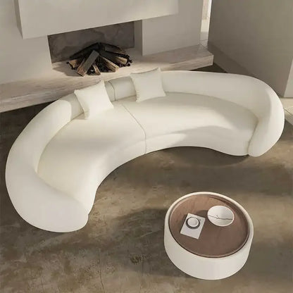 Light Luxury European Living Room Sofa Curved Christmas Cream Clouds Couch Ergonomic Reading Sofa Sala De Estar Home Decoration