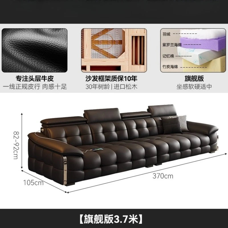 Modern Luxury Lawrence Sofa Leather Living Room Sofas Couch Armchair Home Furniture Leisure Sofa Armchairs Chaise Lounges