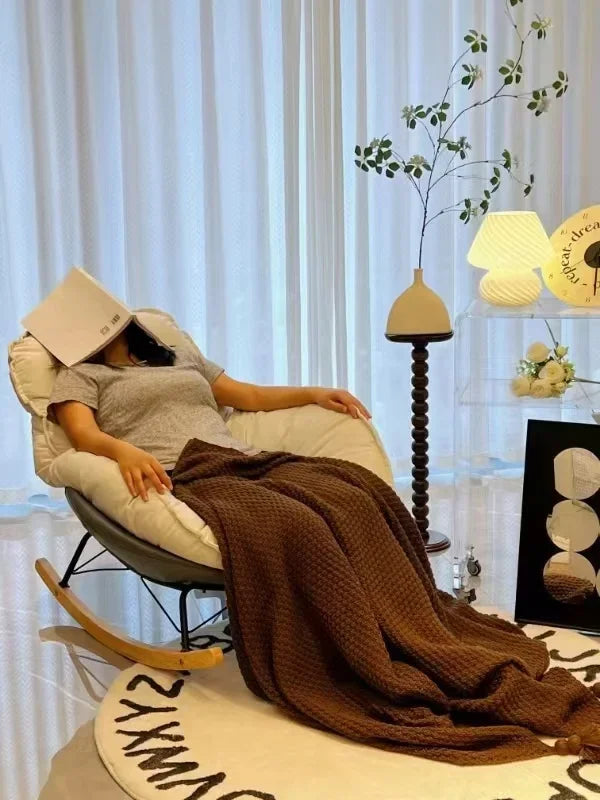 Lazy Couch Penguin Rocking Chair Indoor Leisure Rocking Chair Lounge Chair Rocking Daybed Adult Lounge Snail Balcony Home Egg
