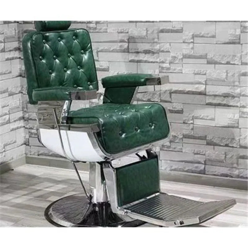 Barber shop chair perm dyeing put down chair oil head men shave beard repair face chair net red hair salon special hair cut seat