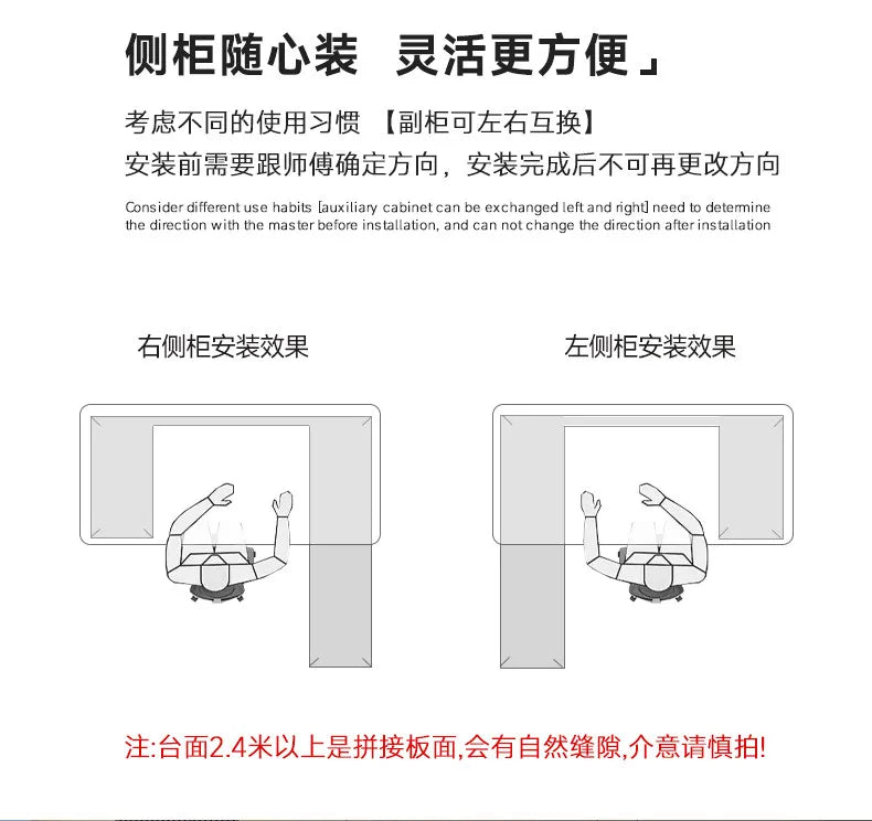 Light luxury boss Advanced minimalist modern CEO and Chairman's office table office furniture Computer desk Room desks