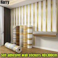 40cm Marble Thick Foam Imitation Ceramic Tile Self-adhesive Wallpaper Bedroom Wallpaper Bathroom Waterproof Wall Sticker