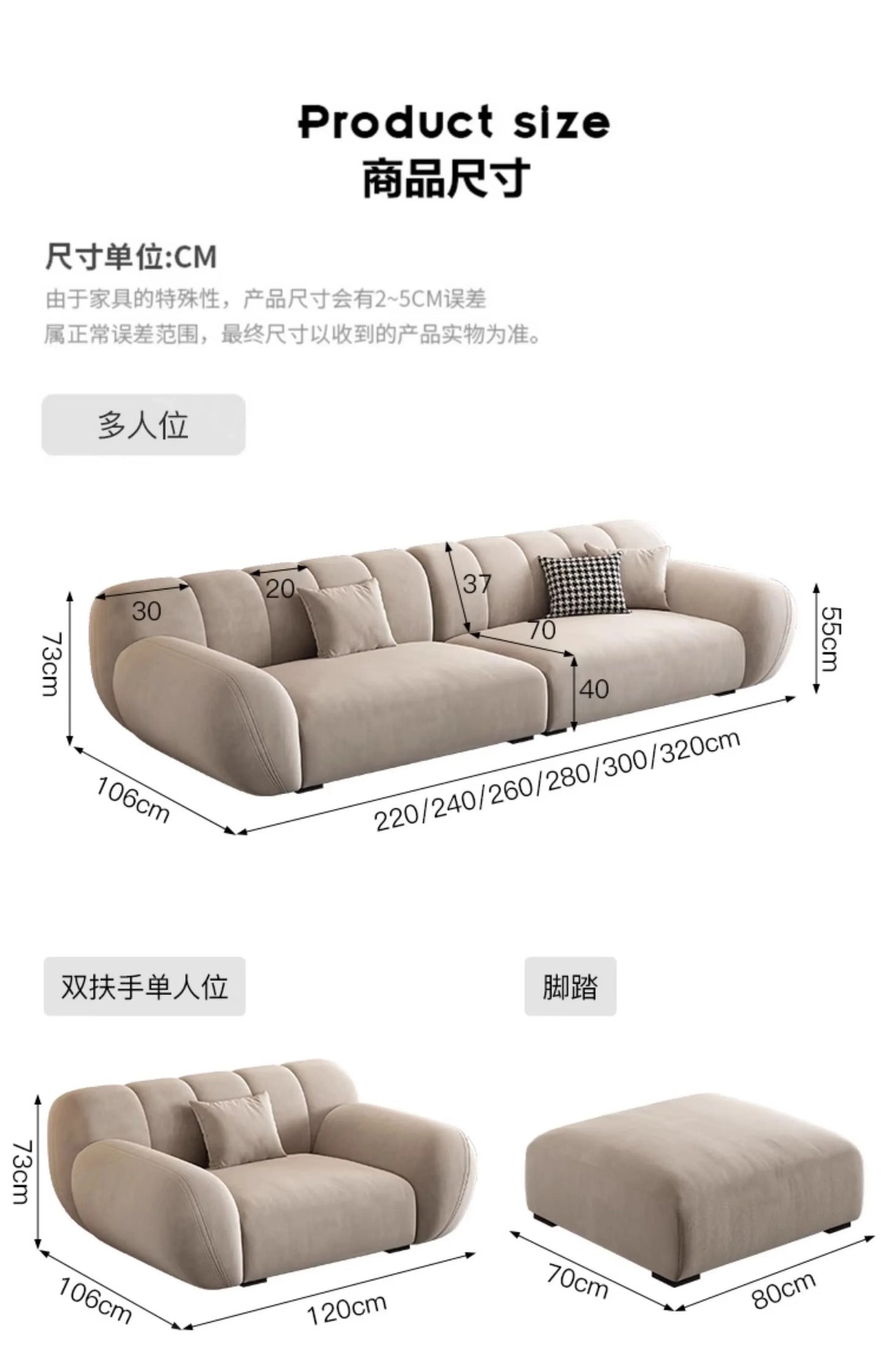 Fabric Living Room Sofas Modern Minimalist Sectional Modular Sofa Elegant Comfortable Canape  De Luxe Nordic Furniture