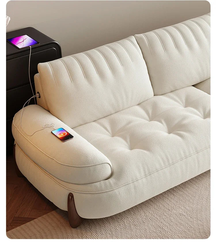 White Modern Style Sofa Minimalist Nordic Style Love Seat Sofa Lounge Living Room Divani Per Soggiorno Furniture For Home